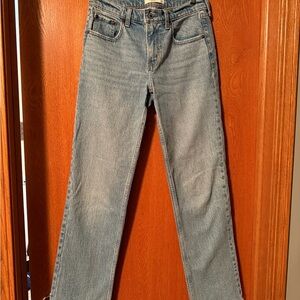 Abercrombie & Fitch Light Blue Straight Leg Jeans